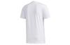 Adidas T Shirts Men's White Crew Neck Moderate Straight Fit FM6102