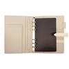 Franklin Planner Bonded Leather Fiber Binder Compact 20mm Beige 65745