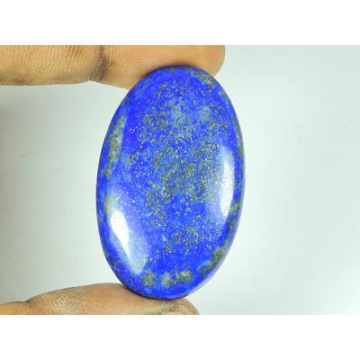 26X43X06 MM Natürlicher Lapislazuli Oval Form Cabochon Lose Edelstein 75 Karat. SY-524