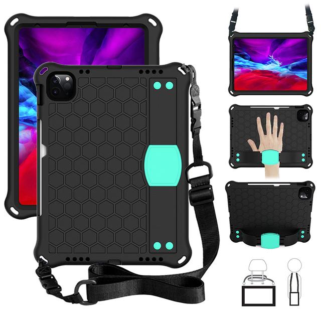 Kids Safe EVA Shockproof Case pro iPad Air 4 10.9 iPad Pro 11 2020 Kid Cover Pouzdro na stojan s přenosnou rukojetí s ramenním popruhem
