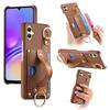 Luxury Wrist Strap Wallet Leather Case for Samsung Galaxy A35 A55 A05 A05S A54 A53 A34 A33 A32 Card Holder Back Cover