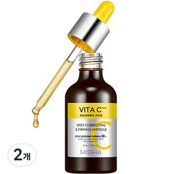 

Missha Vita C Plus Blemish C Elasticity Ampoule, 40 мл, 2 шт. Популярная корейская косметика