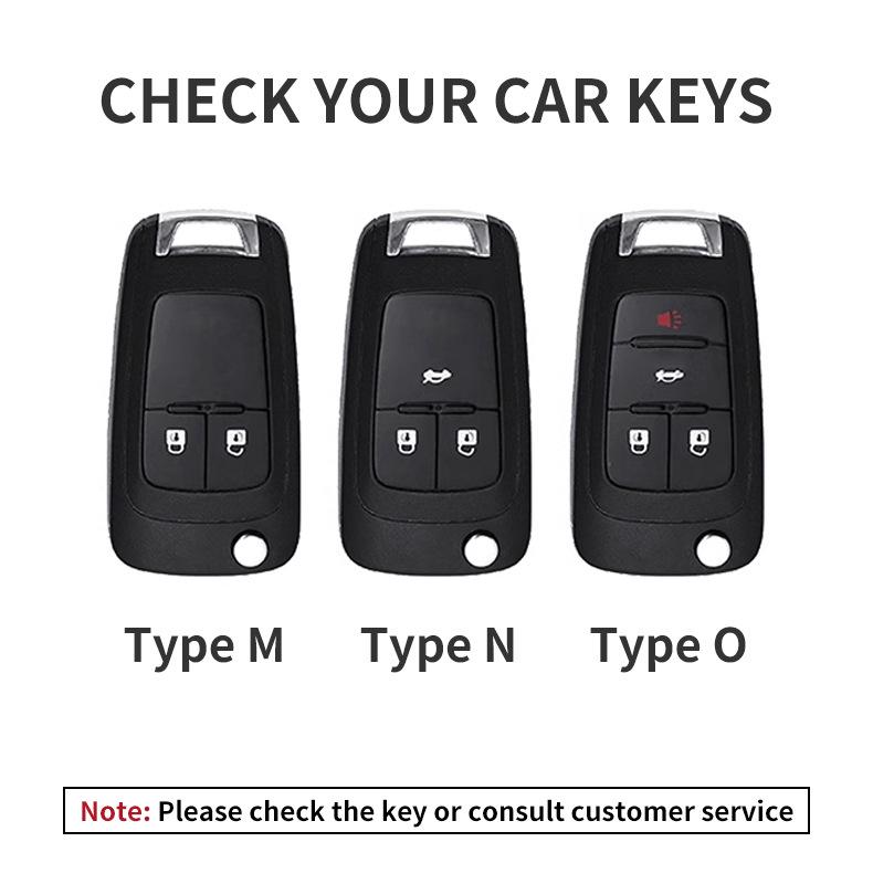 Chevrolet Key Cover: Compatible with Cruze, Malibu, Trax, Sail 3, Cavalier, Camaro, and RV Folding Keys.