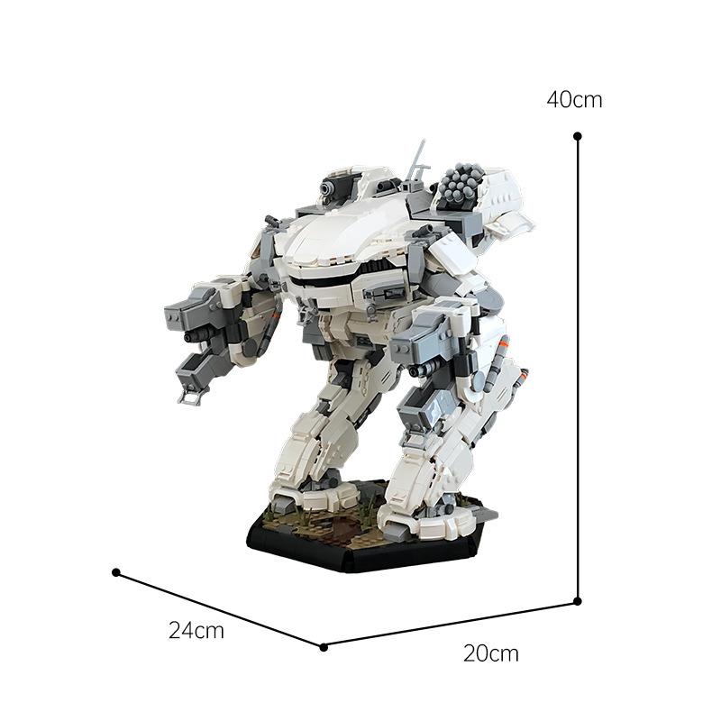 BattleTech Catapult King Crab Mech Building Blocks Set Military Armor Robot AF-03 Model DIY Creative Toys for Kids Adults Gifts