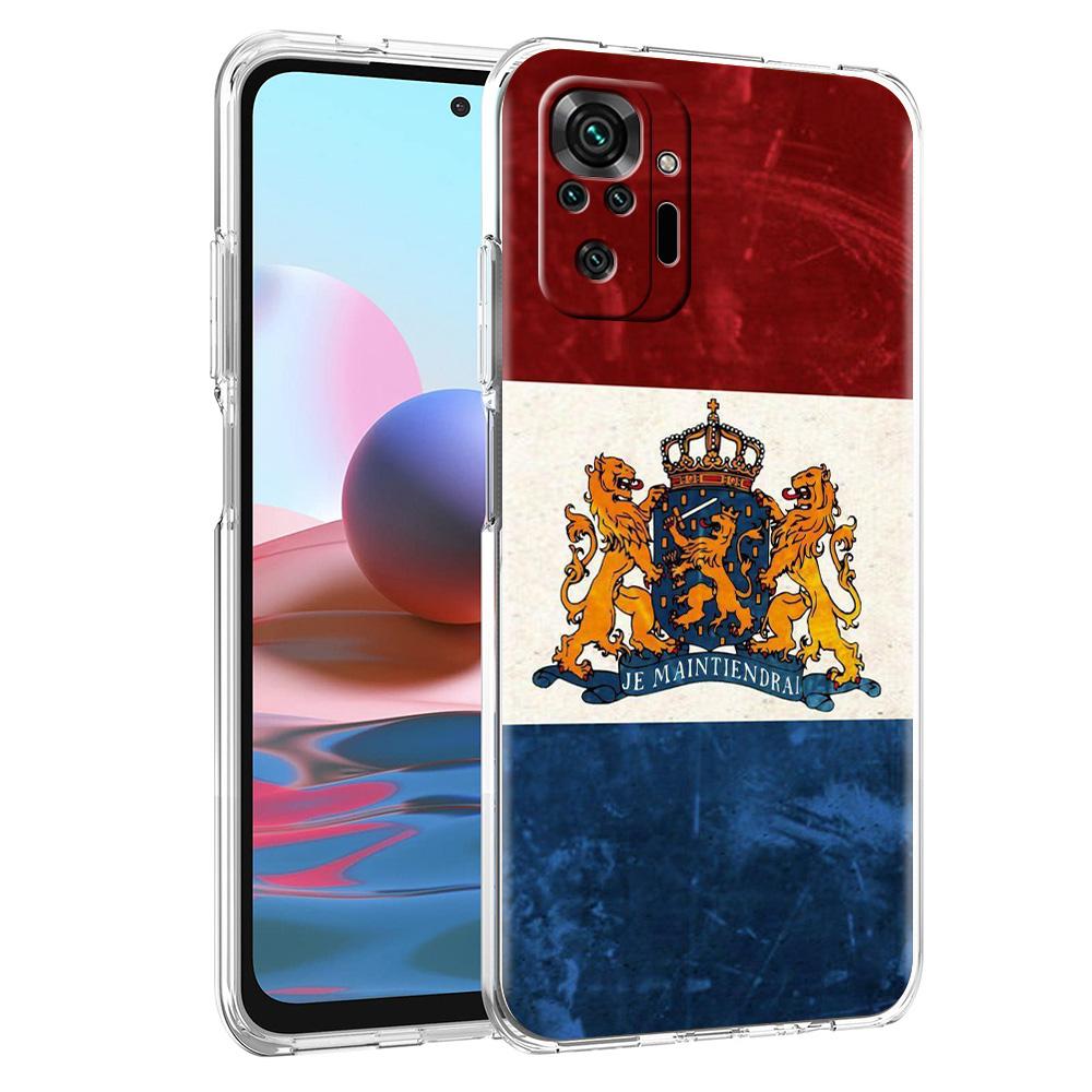 Phone Case For Xiaomi Redmi Note 15 14 5G 13 12 10 11 Pro Plus 4G 14C 13C 12C Soft TPU Cover Dutch Flag