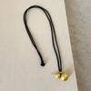 Elegant Women's French-Chinese Gourd Metal Choker Necklace - Luxury Fashion Versatile Sweater Chain