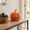 Adornos Duraderos de Resina Linterna de Calabaza, Figura Hueca de Mesa, Regalo para Amantes de Halloween Centros de Mesa Decorativos Y Acción de Gracias