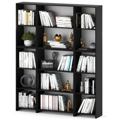 Office Bookshelf Black 150cm Bookshelf Toy Cabinet