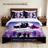 Hocus Pocus Personalized Custom Name 3‑Piece Bedding Set Soft Duvet Cover Set For Bedroom Home Decor
