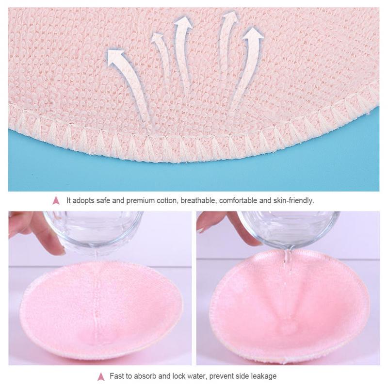 Buy 6pcs Washable Reusable Soft Cotton Breast Pads Absorbent