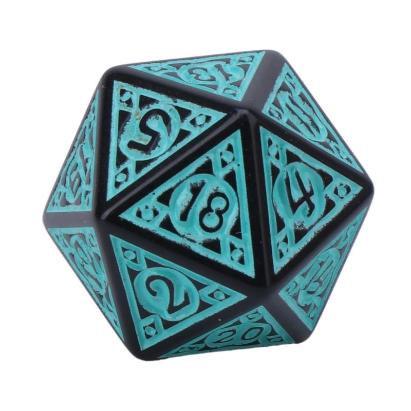 7Pcs/set Polyhedral Acrylic Dices Multiple Face Various Shape Digital Game Dices for Club Party Family Board Game Props