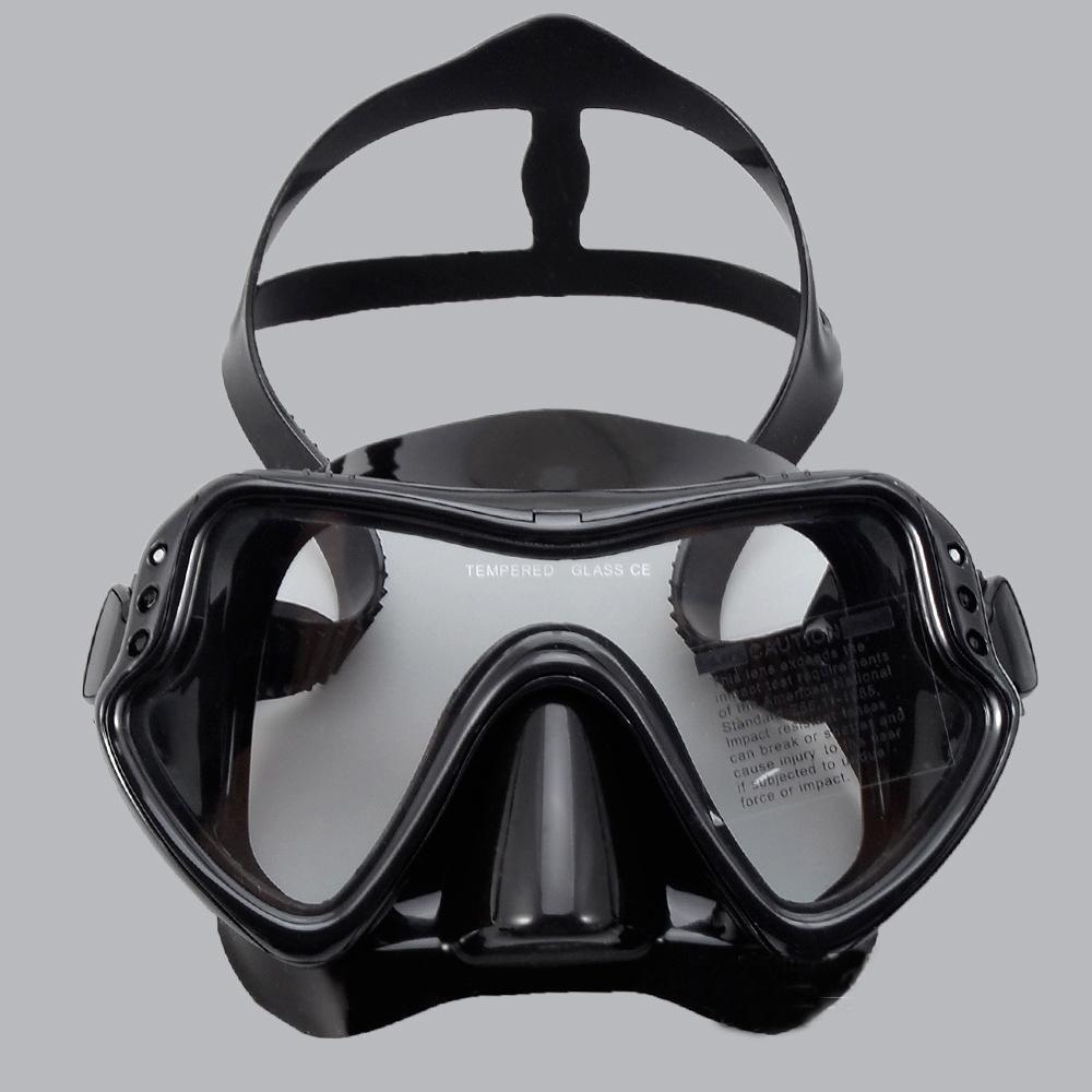 Professional Diving Goggles Waterproof Anti Fog Diving Mask Mirror Silicone Snorkel Mask Tempered Glass Snorkeling Set