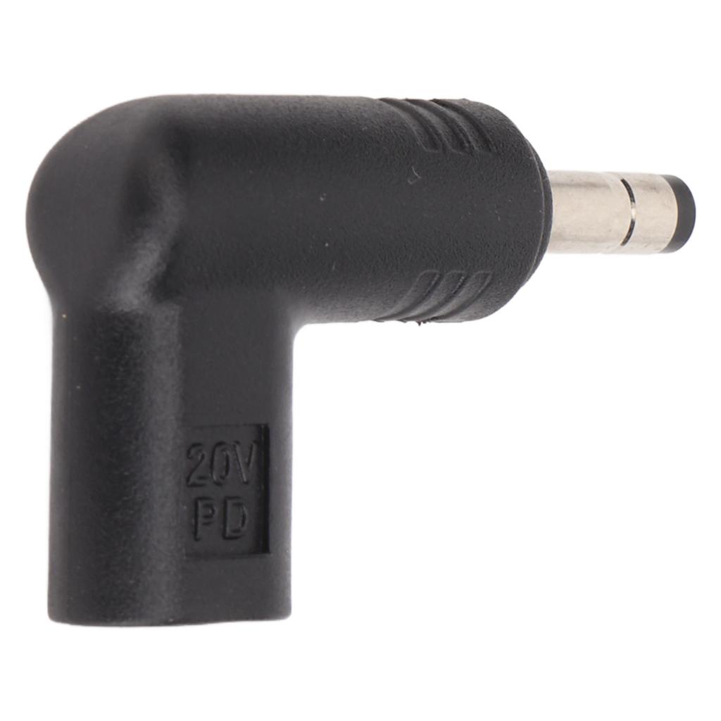 Type C Female To 4.0x1.7mm Charging Adapter Efficient Safe Support Up To 100W Type C PD Fast