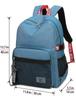 Mygreen Lightweight Backpack for Elementary School and Field Students, Travel, Trips, 18L, Water-Repellent (Blue)