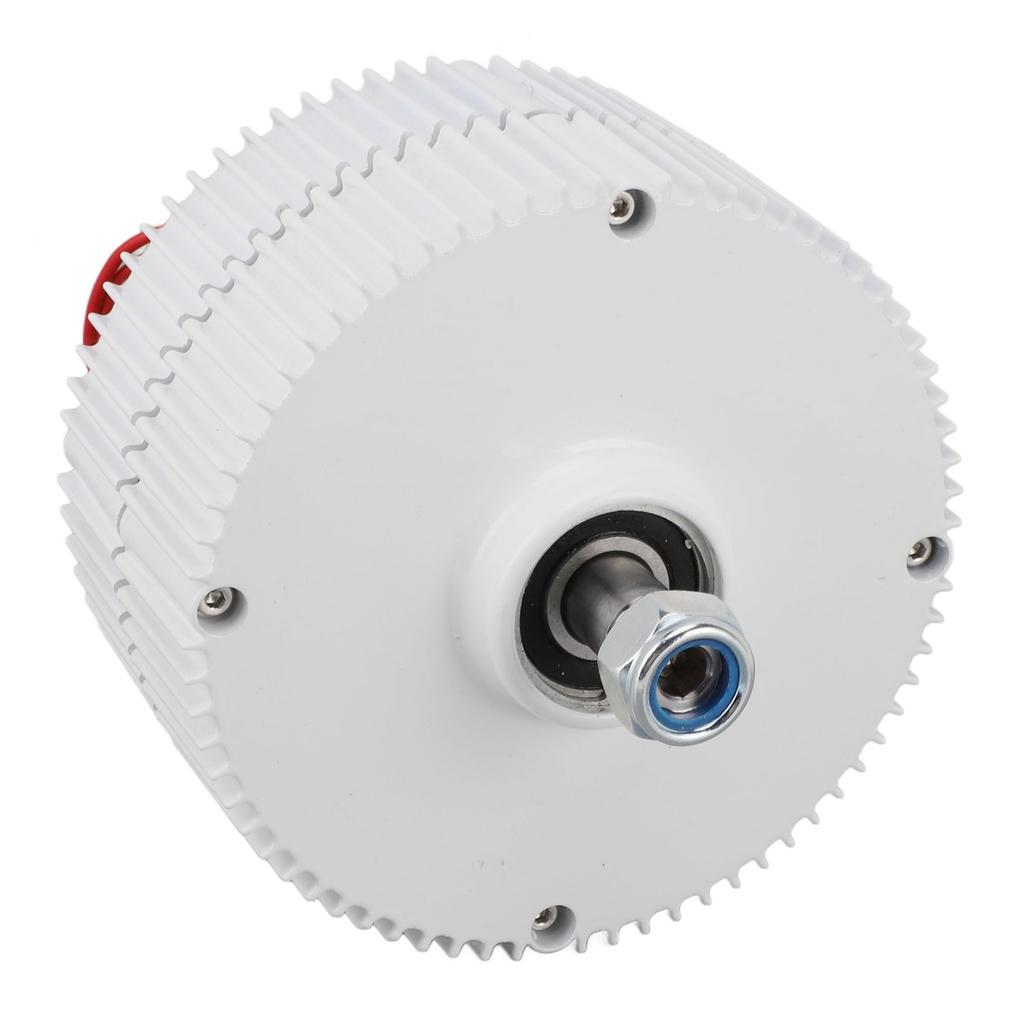 Gerador alternador síncrono de ímã permanente CA trifásico de eixo duplo de 24 V para turbinas eólicas de 400 W