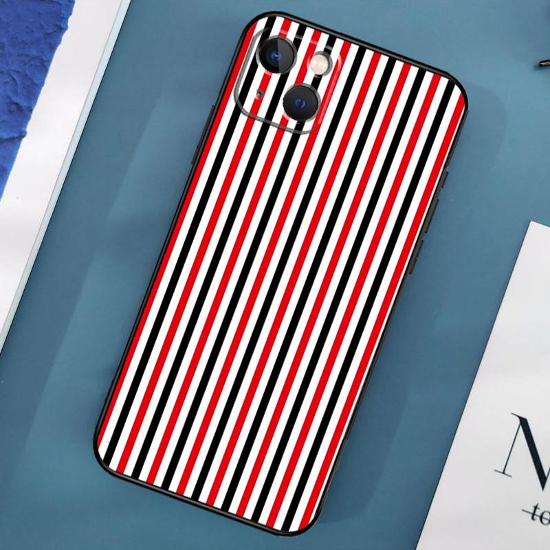 Custodia per Telefono Milanese Elegante Design a Strisce Per iPhone 16 15 13 12 11 14 Pro Max Mini X XR XS MAX Plus Cover Posteriore