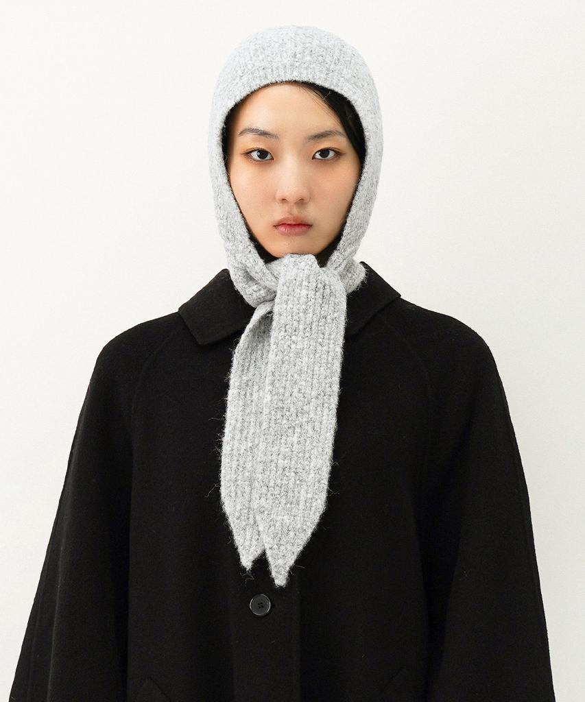 Kodeumeoncheu Snug Knit Balaclava_Gray