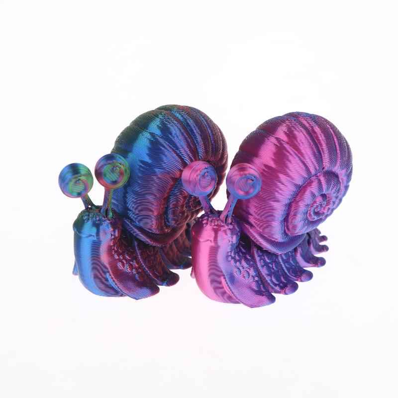 Jouet Modèle d'Escargot Simulé Imprimé en 3D Ornement Sculpture Animale Amusante Décoration de Bureau Pour Enfants Cadeaux Cadeau Unique