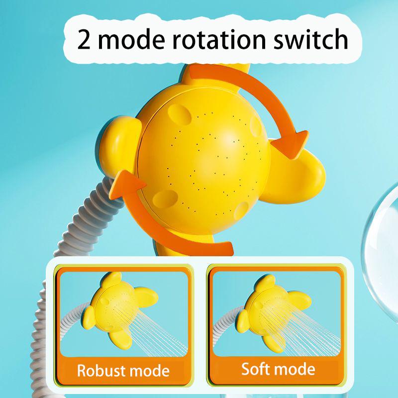 Nuovo Paperotto Carino Giocattolo Elettrico da Bagno per Doccia per Bambini Gioco Interattivo con Spruzzo d'Acqua Giocattoli Sensoriali Divertimento per il Bagnetto Regalo per Bambini Piccoli