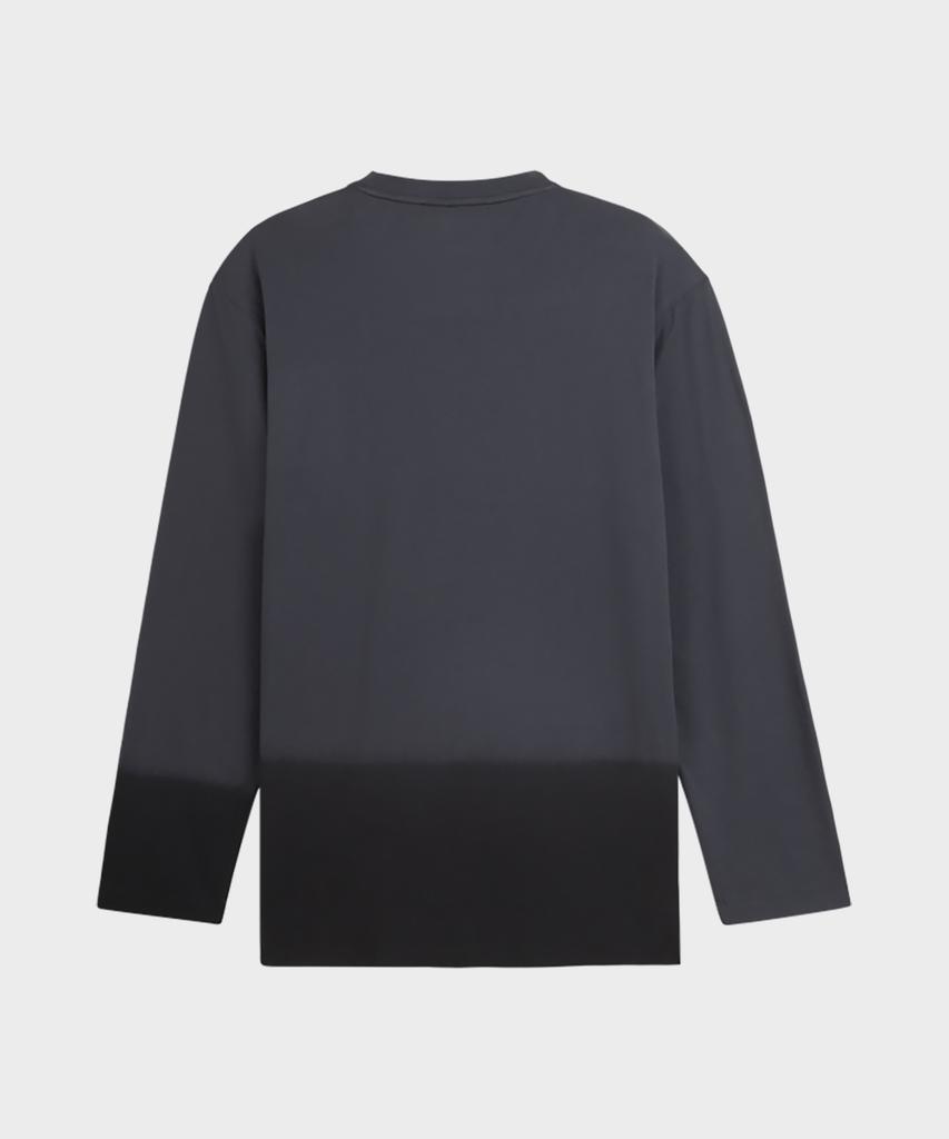 Y-3 (U) Dip Long Sleeve T-Shirt Grey U Dip Ls Tee Night Grey/Black