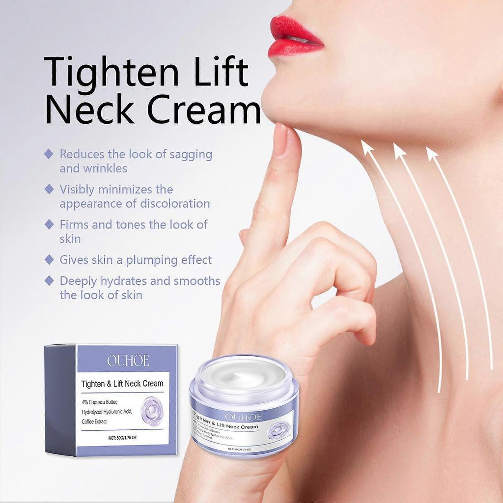 Neck Firming Cream, Tighten & Lift Neck Cream With Pro-Active Repair, Anti-Aging Neck Cream for Tightening and Wrinkles for an Even Skin Tone and Neck