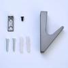 [Aluminum Hook] 2pcs Aluminum Alloy Clothes Hook | Bathroom Towel Hook, Home Key Hook, Hardware Hook