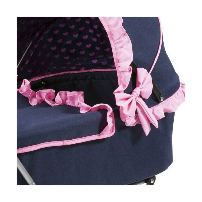 Poussette - Reig - REA12151 - Vintage Bleu - Poupée Jusqu'à 46cm - Pliable Et Réglable