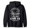 US Navy Aircraft Carrier Harry Truman Harry Hoodie CVN-75 S. (USS S. Truman) Zip-Up