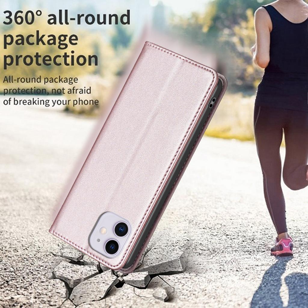 BINFEN COLOR BF18 For iPhone 11 PU Leather Drop-proof Stand Cover Card Holder Phone Case