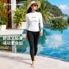 Womens Quick-Dry Dive Suit Set With Sun Protection Slim Fit Surfing Swimming Beach Activities