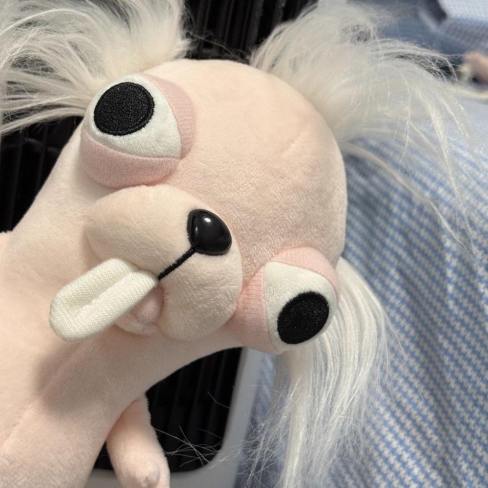 Stuffed Animals Chihuahua Plush Keychain Pendant Stuffed Toy Chihuahua Doll Weird Cute Realistic Plush Chihuahua Kids Gifts Toy