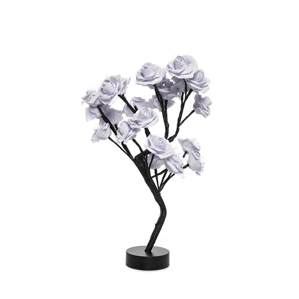 LED Table Lamp Rose Flower Tree USB Night Lights Home Decoration Xmas Christmas Wedding Bedroom Decor