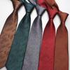 Men'S Polyester Silk Jacquard Business Tie, Solid Color Flower Casual High-End Tie