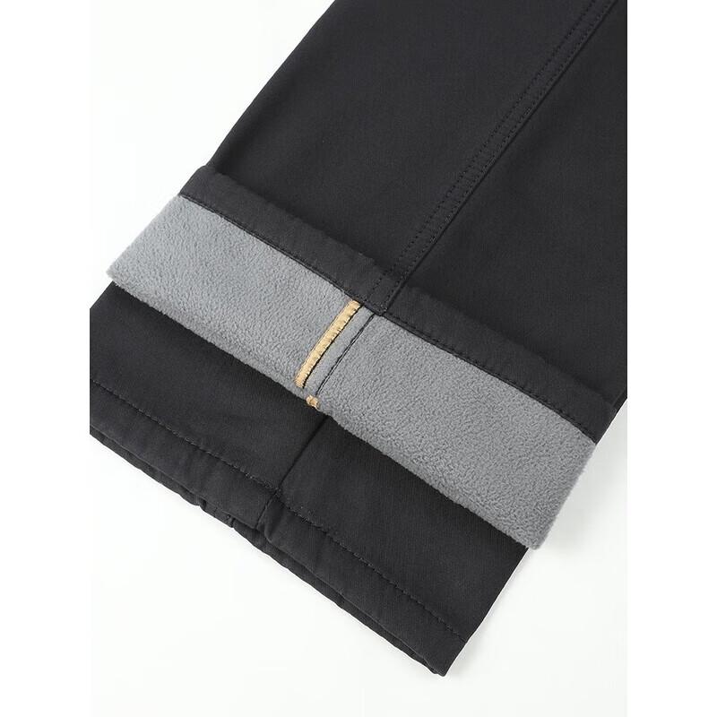 ROMON Men's 2025 Thermal Lined Straight-Leg Casual Trousers