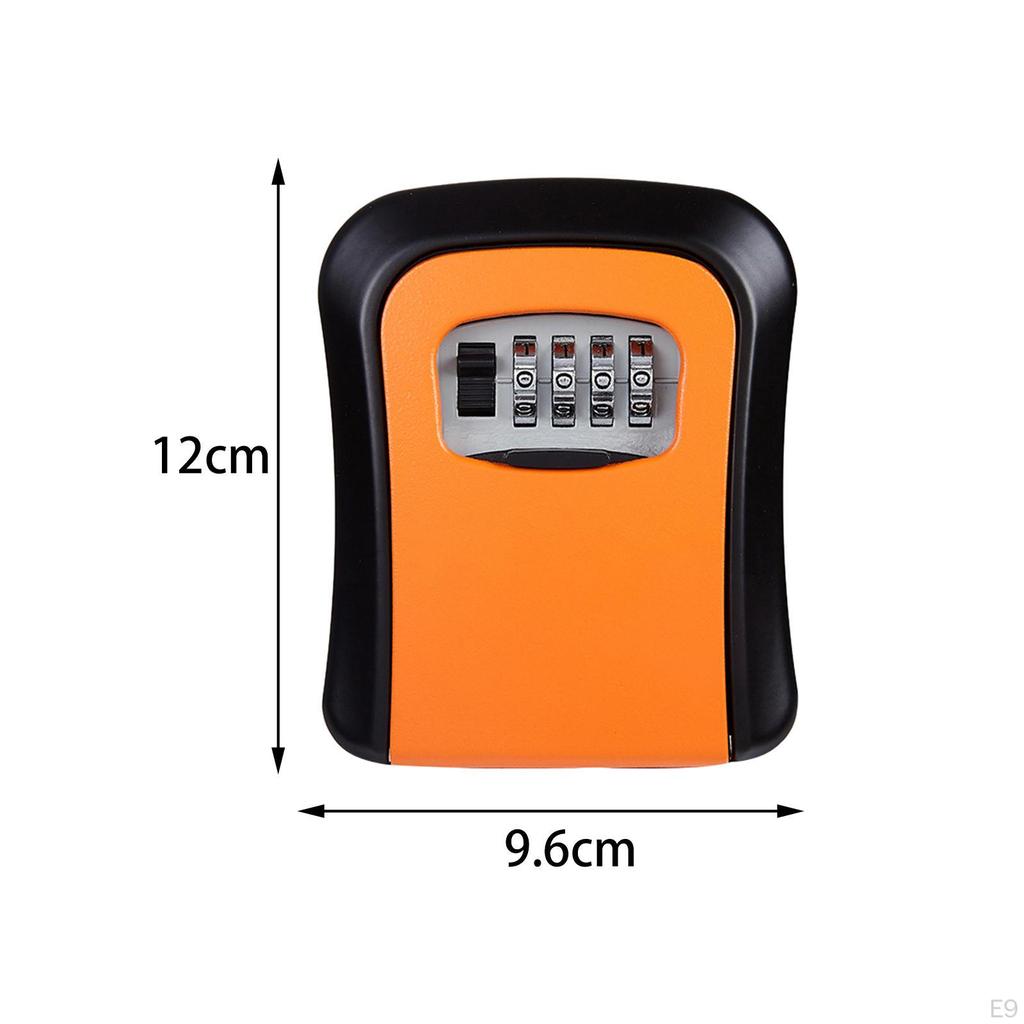 Key Lock Box Resettable Password for House Keys ID Cards Outdoor