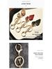 Strawberry Fruit Alloy Keychain: Cute Car Keyring & Bag Charm for Ladies