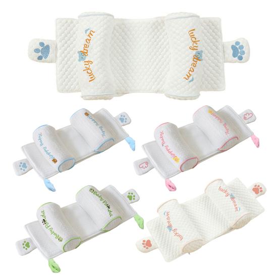 Baby Head Shaping Pillow Breathable Headrest Infant Support Pillow Non-Slip Infant Head Cushion
