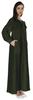 Bimba Women's  Abaya  Islamic Prayer Dress With  Hijab Scarf  Cuff On Sleeve  Muslim