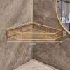 Bathroom storage rack Triangle storage rack Shower corner wash basin wall mounted skincare product storage rack household items