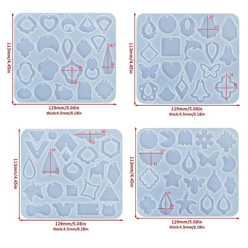 Unique Pendants Crafting Silicone Mold for DIY Enthusiasts Dainty Jewelry Pendant Mold Unique Handmade Accessory Mold