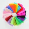 60X60cm Colorful Girl Gymnastics Square Scarf Movement Rhythm Band Scarves