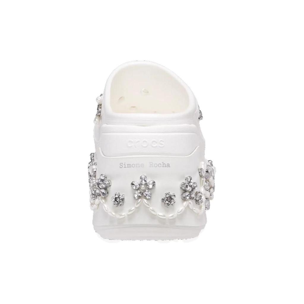 Simone Rocha x Crocs Siren Clog Bílé Unisexové Tenisky 210142-0WV