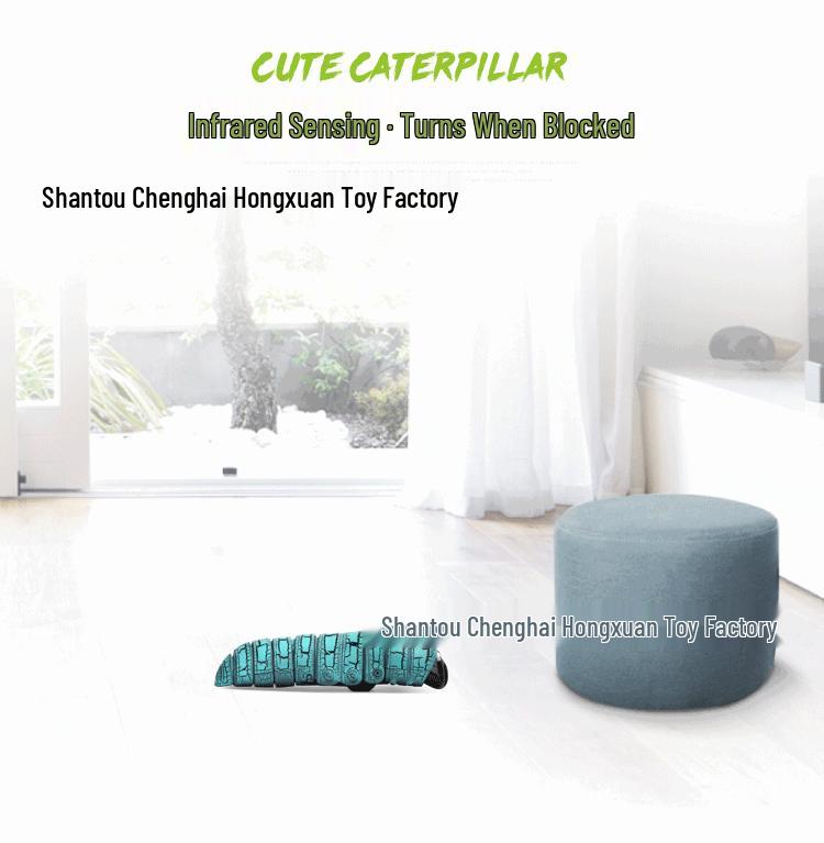 Remote Control Infrared Caterpillar Prank Toy