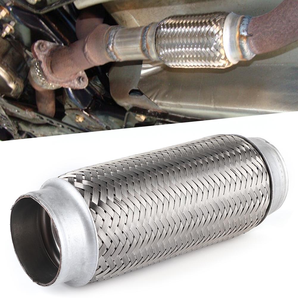 Stainless Steel Exhaust ble Pipe Joint Tube Car Accessories