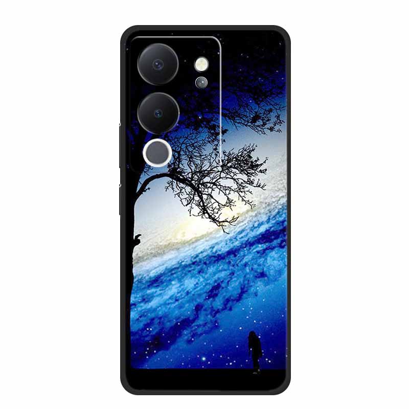Phone Case For Vivo V30 Lite 5G Back Cover Case Shockproof Black Silicone Soft Funda For Vivo V30 Lite Case V 30 Lite Coque Capa
