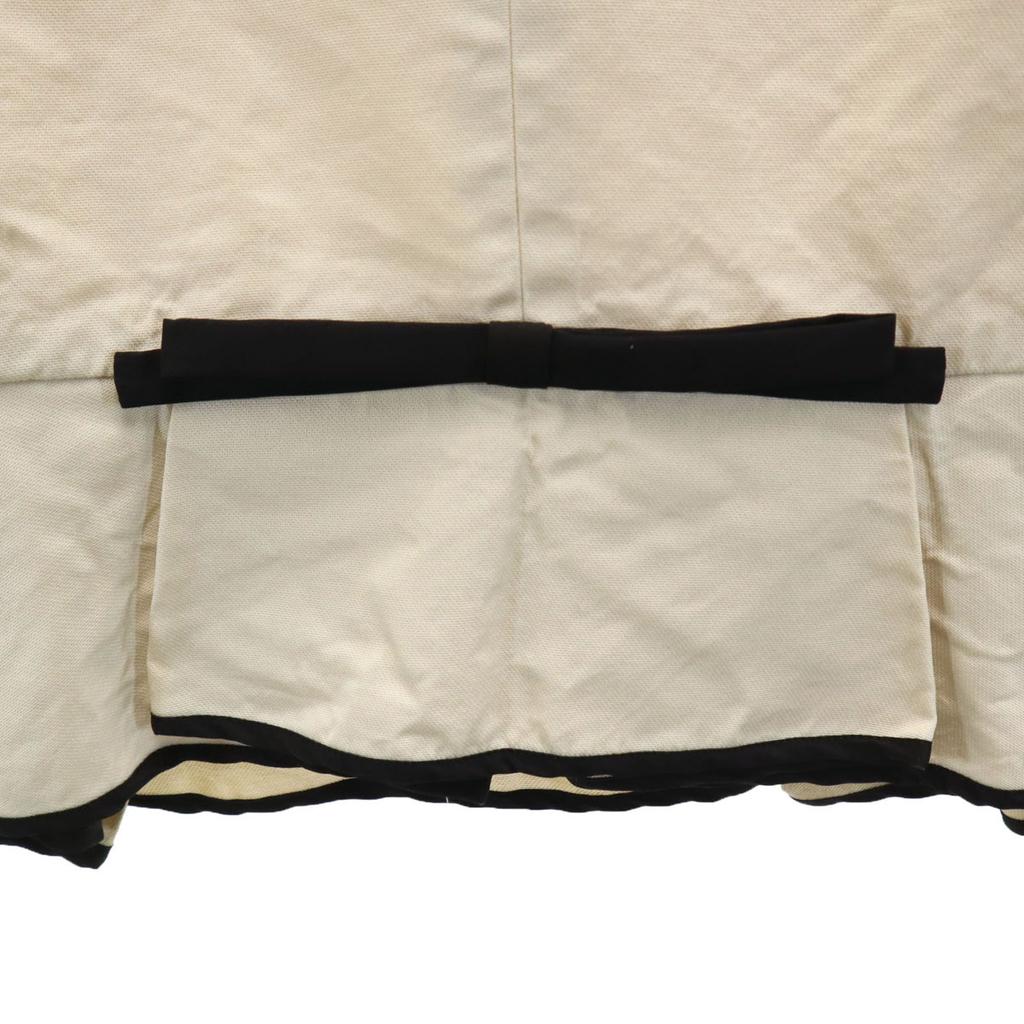 FOXEY Made in Japan Silk Midi Skirt 38 beige Women Used