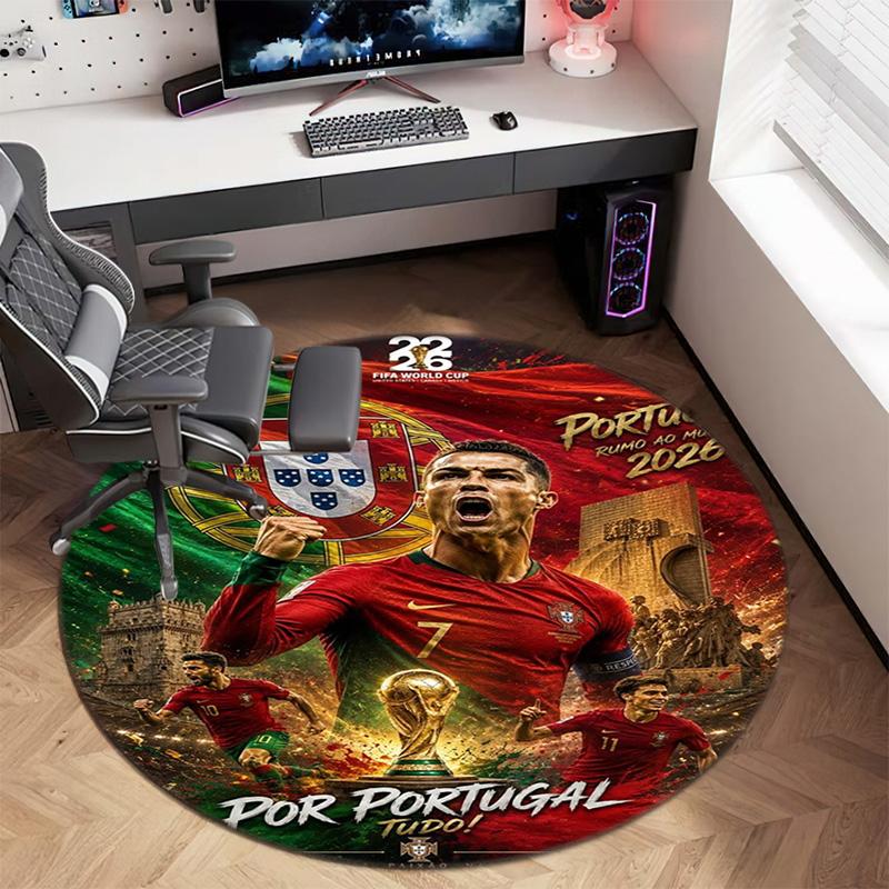 Ronaldo Legacy Iconic Moments Carpet Living Room And Bedroom Mats Home Decor Bathroom Mat Office Chair Cushion Dormitory Decoration