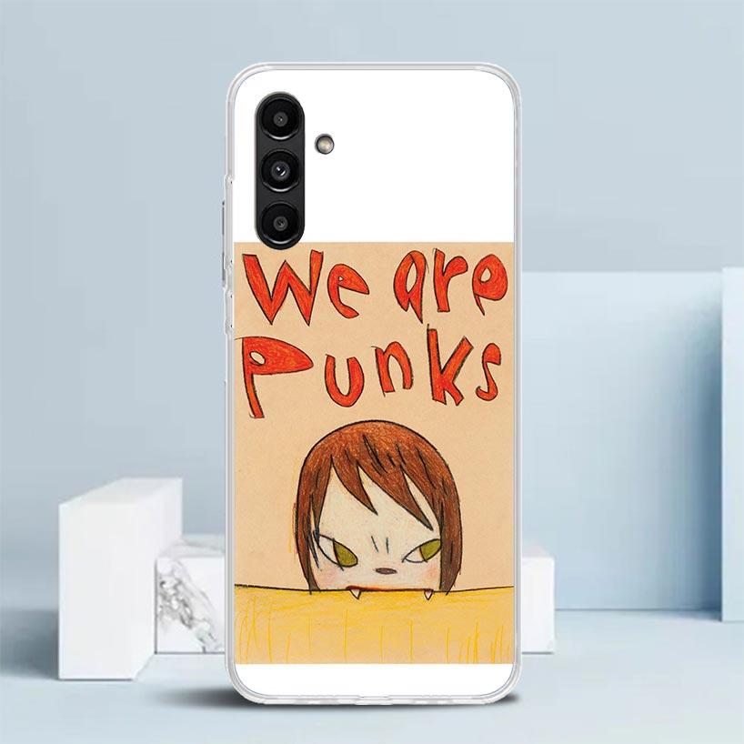 Y-Yoshitomo Nara Cover for Samsung Galaxy A17 A37 A57 A16 A26 A36 A56 A15 A14 A55 Phone Case A13 A53 A25 A35 A24 A34 A23 A33 Gal