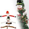 Decoration Christmas Treetop Santa Claus Snowman Elk Toy Cartoon Doll Creativity