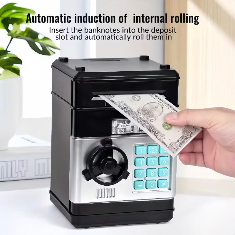 Digital Piggy Bank Atm Machine For Kids Electronic Money Saving Bank With Password Lock Children Simulated Smart Deposit Machine